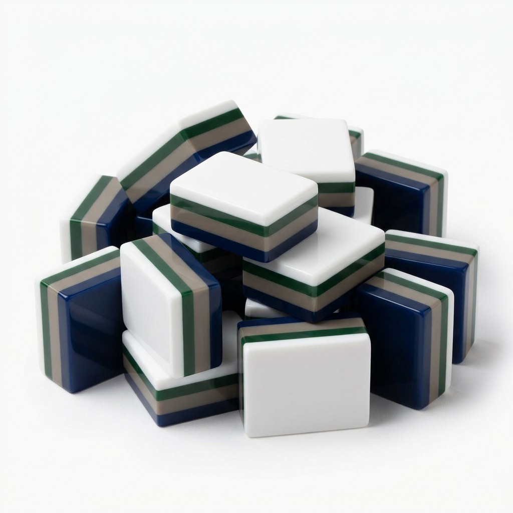 Gatsby Mahjong Tiles-Navy Blue