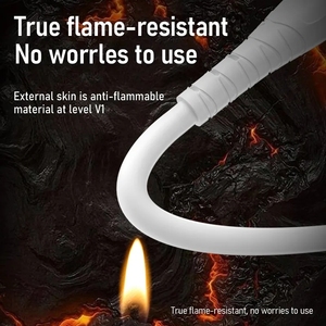 สายชาร์จเร็วที่สุดชนิด C สายดาต้ามือถือชนิด C USB-A ไปยัง USB-C สายชาร์จและซิงค์ข้อมูลเร็วสำหรับ iPhone 15 Apple Phone Samsung - Product Image 5