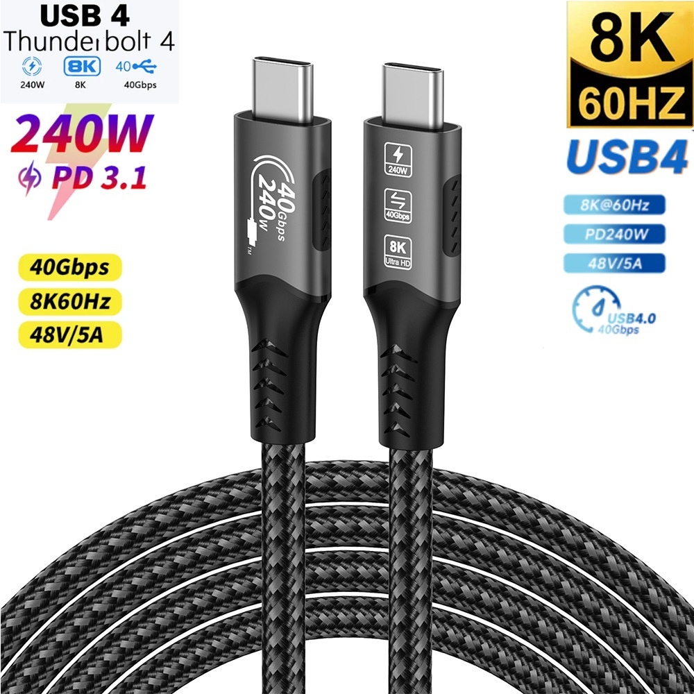USB4 40gbps 8K 240W