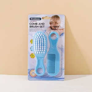 Bakım ve hijyen bakımı bebek malzemeleri için bebek tarağı ve fırça seti - Product Image 4