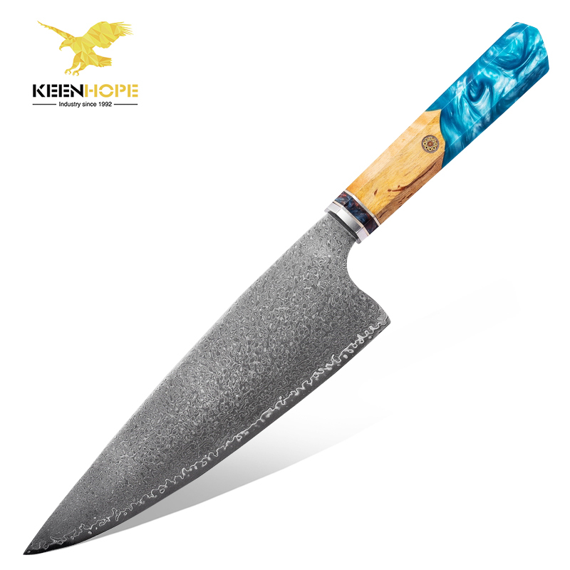 Couteau Gyuto 8 pouces-bleu