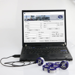 Programmato 4-20mA trasmettitore di temperatura analogico APP Software di ingresso universale testa di montaggio K J pt100 PC materiale OEM personalizzabile - Product Image 3