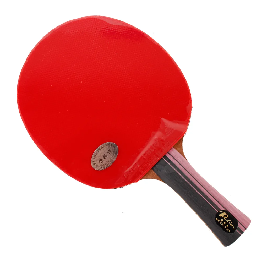 Mazza da ping-pong in cartone Palio con racchetta da ping pong a 3 stelle all'ingrosso in gomma AK47 approvata ITTF