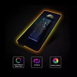 Wholesale <strong>Mouse</strong> Pad Large LED Luminous <strong>Keyboard</strong> Pad RGB <strong>Mouse</strong> Pad Game Thickened Colorful Light Table Mat - Product Image 6