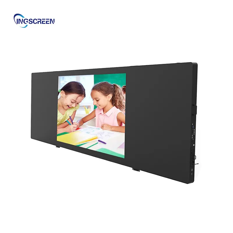 INGSCREEN 75 86 98 pulgadas todo en uno Leds monitoreo portátil Wisdom Nano Pizarra Interactiva Led Digital pizarra para Smart