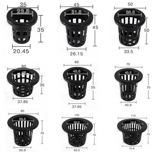 Factory Supply Plastic <strong>Mesh</strong> <strong>Pot</strong> Hydroponics Vegetables Grow Basket Hydroponics System <strong>Net</strong> Cup Planting <strong>Net</strong> <strong>Pot</strong> - Product Image 4