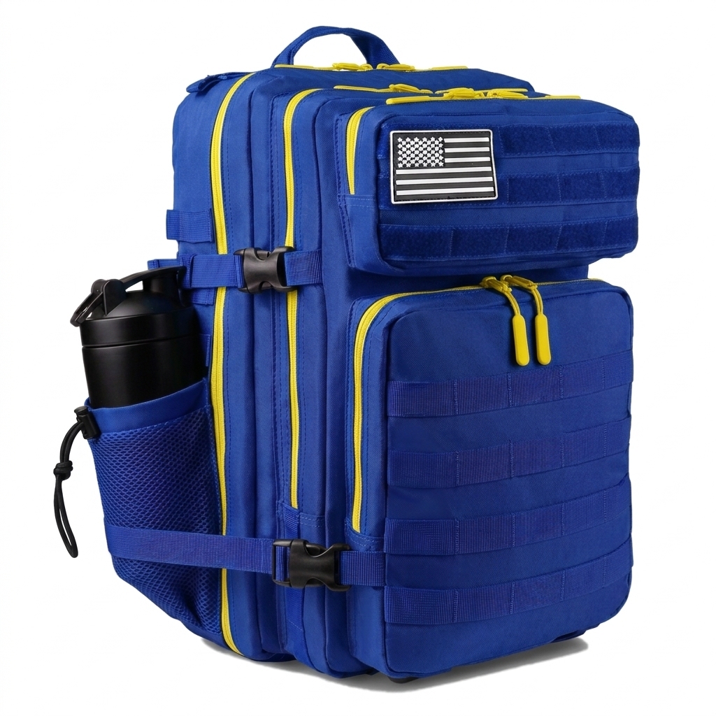Blue Yellow zip