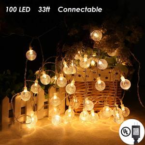 33Ft 100 <strong>LED</strong> Plug in <strong>String</strong> <strong>Lights</strong> Remote Control <strong>Timer</strong> Twinkle Fairy <strong>Lights</strong> 8 Modes Waterproof Decorative <strong>Lights</strong> - Product Image 4