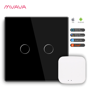 Dispositivo de automatización inteligente para el hogar, interruptor de luz LED, Zigbee 3,0, Tuya, 2 entradas - Product Image 1