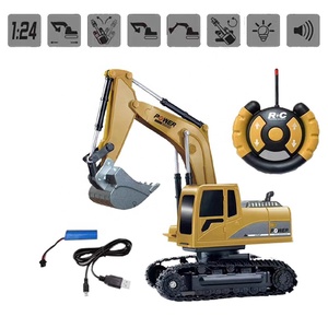 1/24 Remote Control Car <strong>Model</strong> 360 Rotating 5CH Alloy Excavator <strong>Rc</strong> Toy Truck <strong>Rc</strong> Toy for Kids Adults - Product Image 2