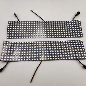8*32 schermo Pixel LED personalizzato a matrice di punti led ws2812b modulo pannello a colori SK6812 schermo Pixel LED programmabile con lettera flessibile