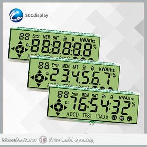 Factory Custom Electric Meter <strong>LCD</strong> <strong>Display</strong> Module Cheap Price SJXDHG001013 HTN Segment <strong>Displays</strong> Screen 7 Monochrome Segment <strong>LCD</strong> - Product Image 5