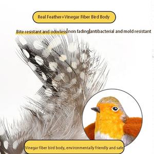 Xianchanpets, nuevo estilo, juguetes interactivos de hierba gatera, pájaro simulado de plumas chirriantes para gatos y perros de interior jugando - Product Image 4