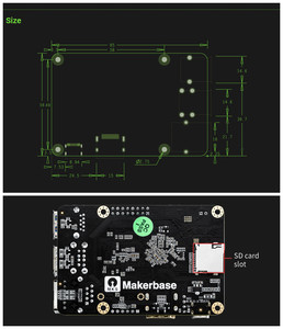 MKS PI V1.1 материнская плата KLIPPER контроллер четырехъядерный 64-битный SOC плата KlipperScreen для Voron заменить Raspberry Pi RasPi RPI - Product Image 4