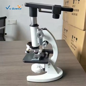 学生用廉价单目生物显微镜40X-640X放大高清单目教育显微镜 - Product Image 1