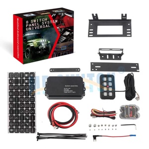 8 Gang Switch Panel controllo interruttore automobilistico LED on-Off interruttore auto controllo circuito relè sistema LED Touch Controller auto - Product Image 2