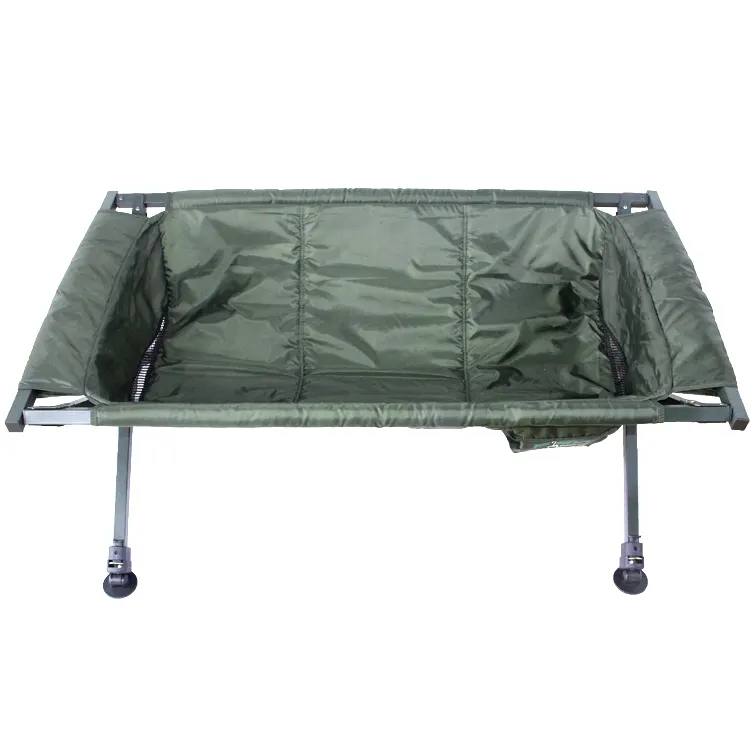 Selco equipamento de pesca de carpa, equipamento de pesca de carpa dobrável em tecido oxford com 120cm de comprimento e perna ajustável