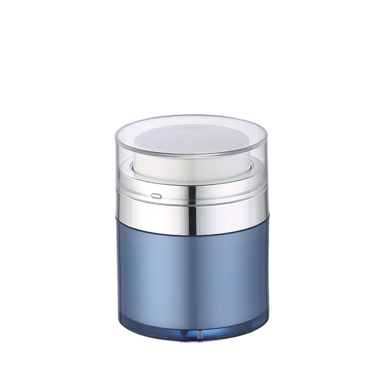 Tarro azul marino + tapa de plata