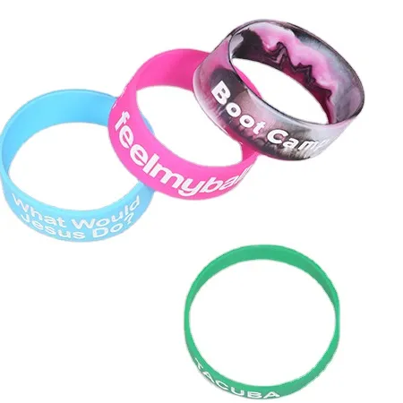 Customized Logo low price custom-made silicon wristband For Promotional Gift Items