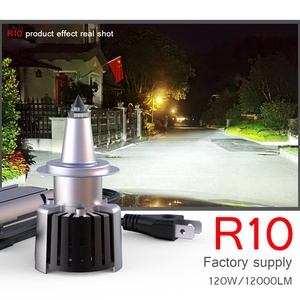 โรงงานราคาขายส่ง120วัตต์12000lm พลังงานสูง H7นำแสงหัว6000พัน360องศา Led H1 H3 H7 H11 9005 9006 9012 880 881 Led F