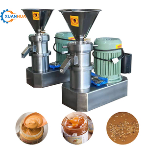 Horizontal Wet and Dry Strawberry Jam Garlic Paste Making Stainless Steel Grinding Colloid Mill Machine