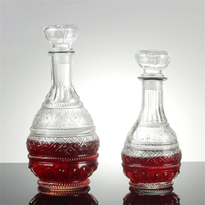 Luxury Empty Square Gin Spirits Decanter 250ml 500ml <strong>1L</strong> <strong>Whisky</strong> Vodka Glass Bottle With Airtight Stopper - Product Image 6