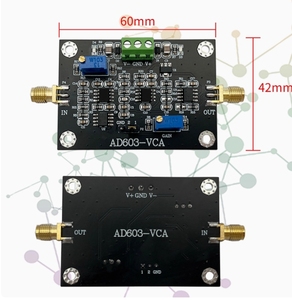 AD603 modulo amplificatore a guadagno controllato in tensione ad alta larghezza di banda-20 ~ 60dB VCA con programmabilità manuale o esterna