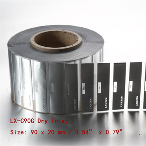 Hot New laxcen Mini RFID <span class=keywords><strong>Tag</strong></span> <span class=keywords><strong>MONZA</strong></span> 4QT chip cho kính chắn gió tầm xa ISO18000-6C NFC thông tin liên lạc khô/ướt Inlay 860-960MHz - Product Image 5