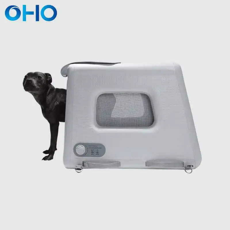 بيت كلب قابل للنفخ بتصميم جديد من OHO ، صندوق كلب قابل للنفخ ، صندوق كلب ناعم