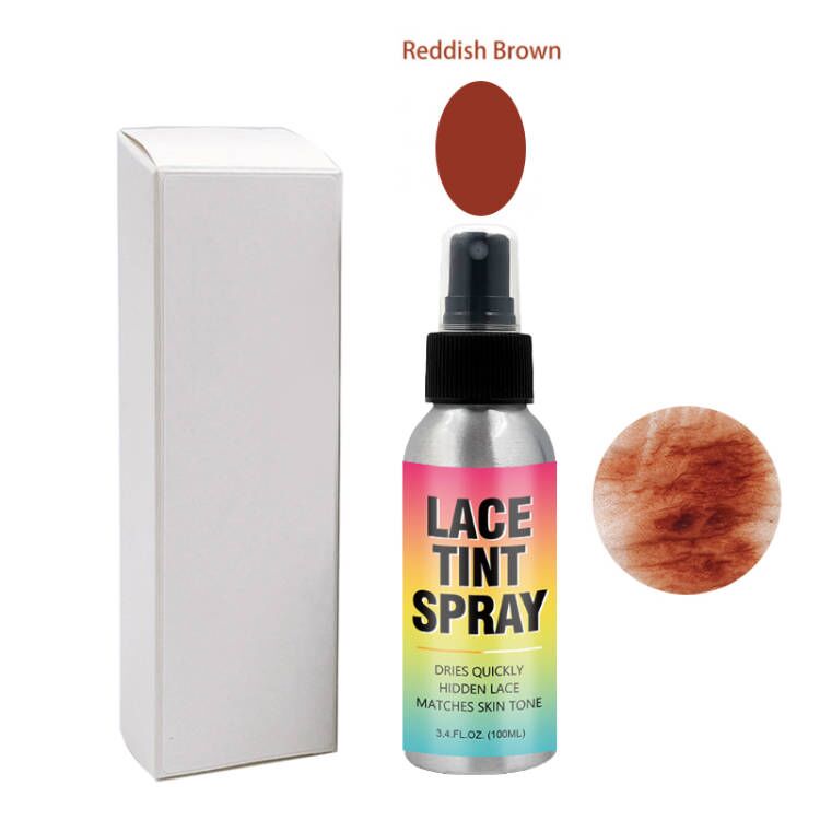 Spray-100ml de tinte marrón rojizo de encaje