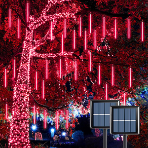 ไฟกระพริบไฟ LED พลังงานแสงอาทิตย์, ไฟ LED IP67 LED กลางแจ้งกันน้ำพลังงานแสงอาทิตย์หลอดแสงดาวตก - Product Image 4