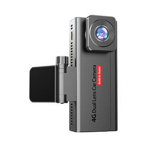 Cámara de salpicadero Ubox 4G, cámara de seguridad de vehículo de doble lente con monitoreo Sentinel, detección de radar de arañazos y colisión, seguimiento GPS