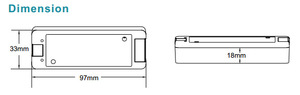 V1 + R11 5-36VDC 1CH одноцветный светодиодный контроллер комплект беспроводной 2,4G RF пульт дистанционного управления светодиодный диммер - Product Image 5