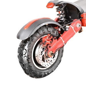Nuevo ejemplo, de 11 pulgadas único brazo basculante, neumático ancho de doble transmisión, 70km H Power, patinete eléctrico rápido para adultos para todoterreno de dos ruedas - Product Image 5