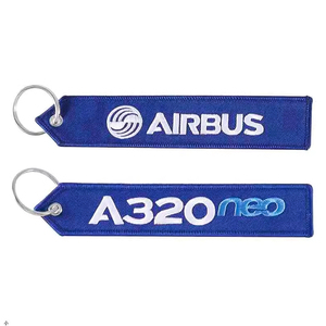 พวงกุญแจแท็กเจ็ทสองด้านแท็กเจ็ทผ้าแบบกําหนดเองสําหรับกุญแจ - Product Image 5
