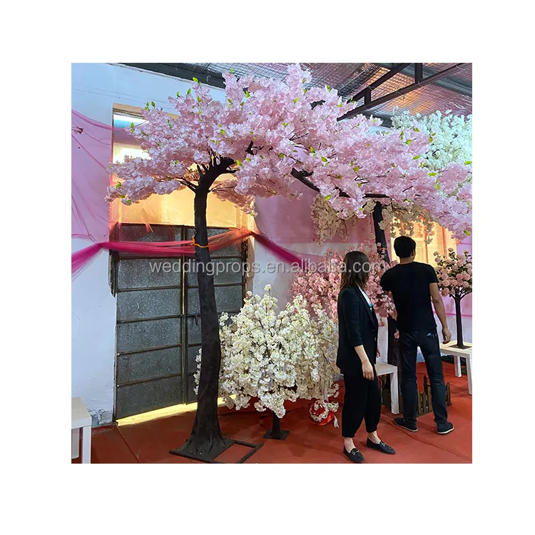 Simulation de sakura artificiel, personnalisé, plante de cerisier, branches, arbre, pièces