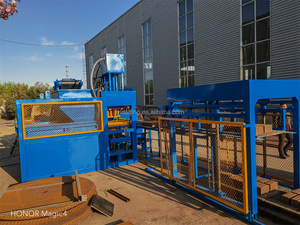 เครื่องผลิตอิฐอัตโนมัติแบบ HBY10-10S เครื่องทำอิฐดินอัดดินแบบประสาน - Product Image 4
