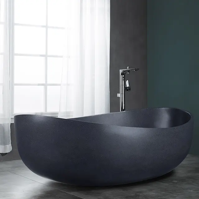 Vasca da bagno con idromassaggio di vendita calda in terrazzo vasca da bagno di grande capacità con curva perfetta