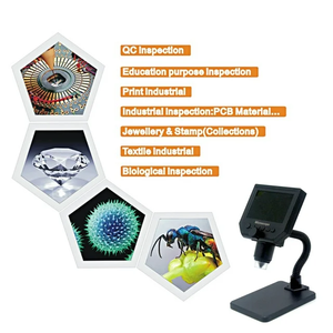 Microscopio Reparación de teléfonos móviles G600 Microscopio digital LCD portátil con alto brillo 8 LED para reparación de móviles - Product Image 5