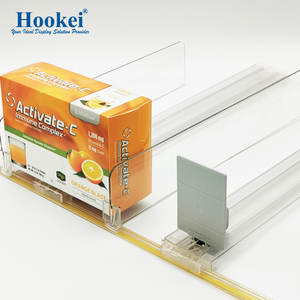 High Quality Hookei Shop <strong>Automatic</strong> Spring <strong>Loaded</strong> Bottle Can Drink Display Trays <strong>Shelf</strong> Pusher for Goods - Product Image 2