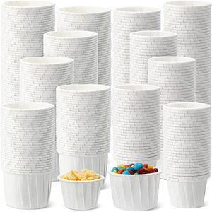 Biyobozunur tek kullanımlık küçük kağıt bardak 1OZ kağıt ilaç porsiyon bardak - Product Image 3