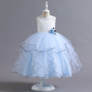 プリンセスチルドレンパーティードレス年齢4〜14歳の女の子の誕生日パーティードレス358 - Product Image 4