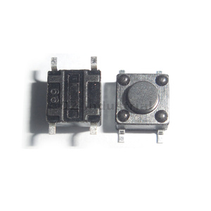 QZ New and High Quality 50pcs/bag 12x12x10 SMD Copper 4pin Waterproof Micro Button <strong>Switch</strong> 12x12x10 Tact <strong>Switch</strong> Button - Product Image 1
