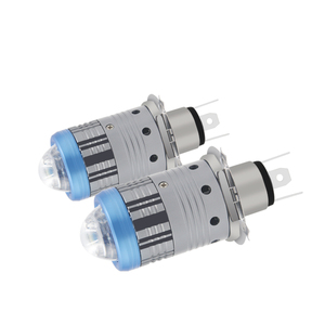 Motosiklet aydınlatma sistemi süper parlak H4 LED Lens çift ışık DC 12-90V yüksek düşük işın motosiklet led ışıkları - Product Image 3