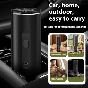 2 trong 1 đi bộ đường dài xách tay máy pha cà phê không dây chức năng sưởi ấm Cắm Trại Ngoài Trời Mini Máy pha cà phê - Product Image 4