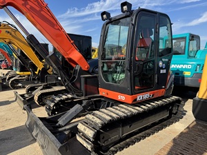 Japon 8ton kullanılan küçük kukuKX185-3 KX183 ekskavatör küçük iyi ekskavatör ucuz kuhours 6ton 7ton düşük saat ile kazıcı - Product Image 6