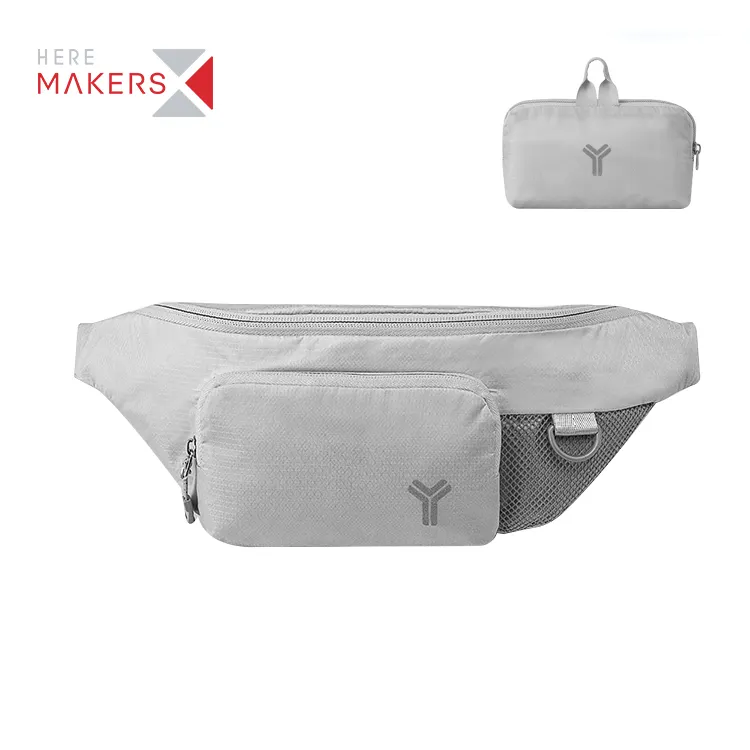 Fashion Running oem custom logo polyester Waist Pack Bag Bum Bag