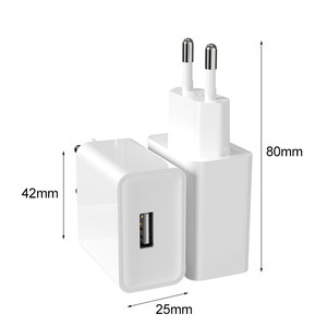 Popüler ab tak 5V 2.1A seyahat duvar Android için şarj güç adaptörü tek USB şarj aleti telefon adaptörü şarj - Product Image 5