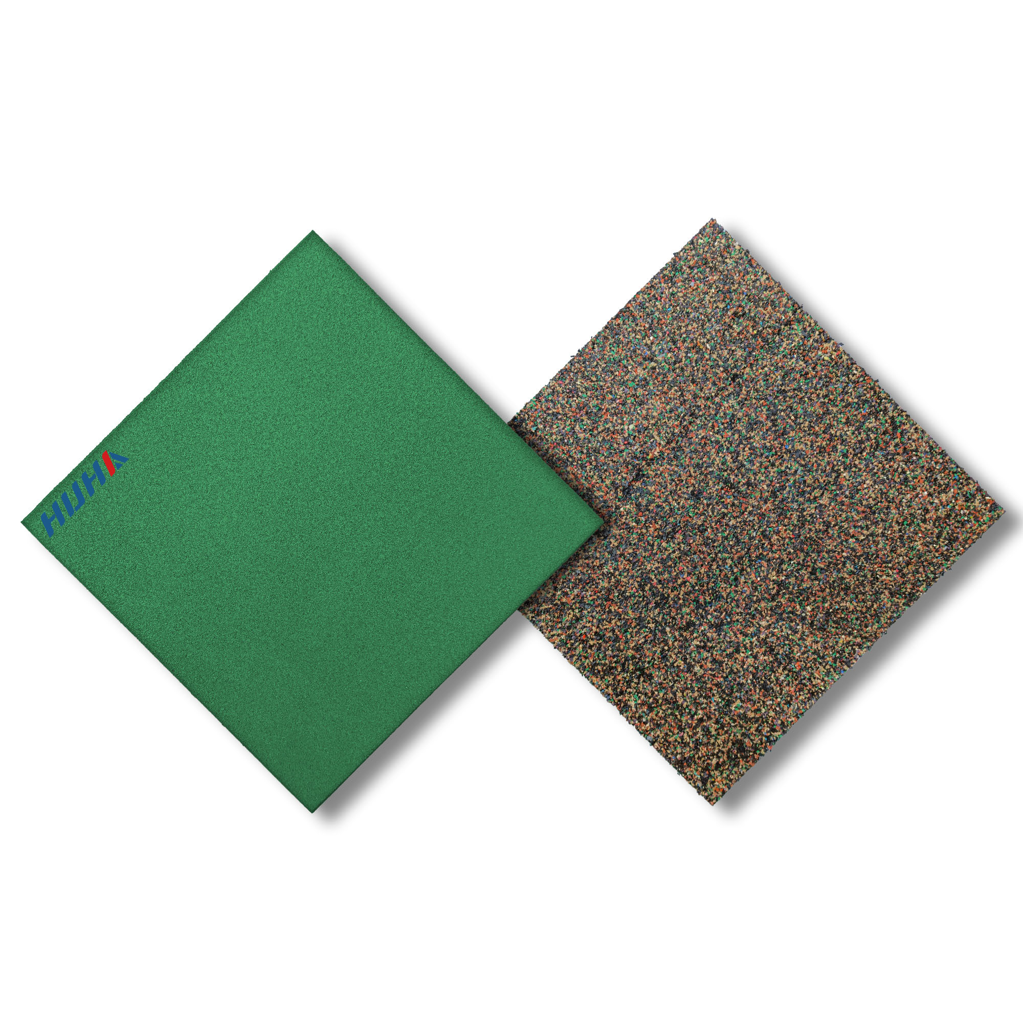 Green, 1" thick, 50x50cm, Tic-Tac-Toe bottom