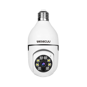 WESECUU 3MP Bulb <strong>Camera</strong> 360 CCTV Video Light Bulb E27 IP Wireless Network <strong>Security</strong> Hidden Wifi Smart <strong>Camera</strong> - Product Image 1